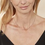Collier Jonc Sebastia Argent Oxyde De Zirconium - Ras de cou Femme | Histoire d&rsquo;Or