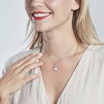Pendentif Amelot Argent Blanc Oxyde De Zirconium - Pendentifs Femme | Histoire d&rsquo;Or