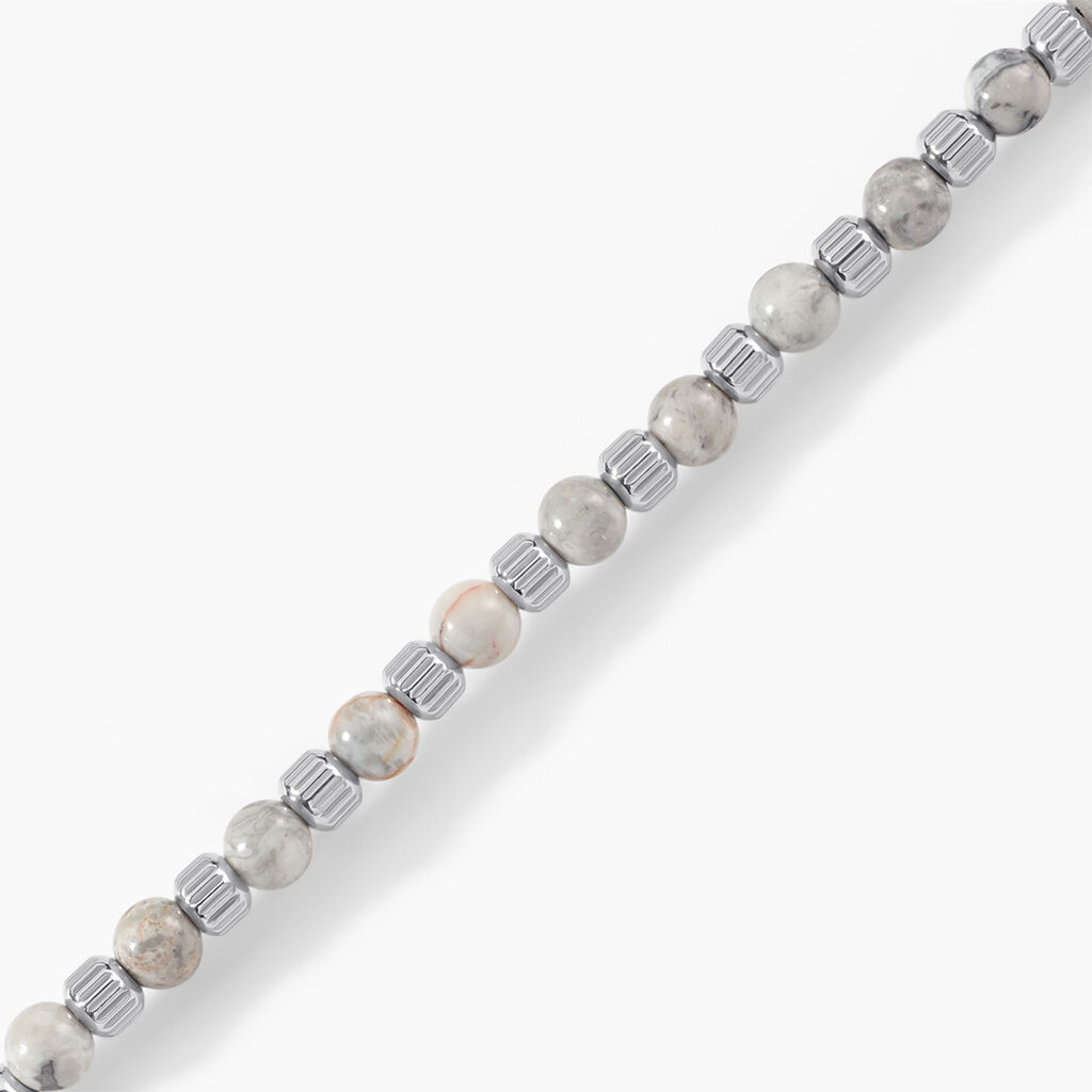 Bracelet Lisandro Acier Argenté - Nouveautés Homme | Histoire d’Or