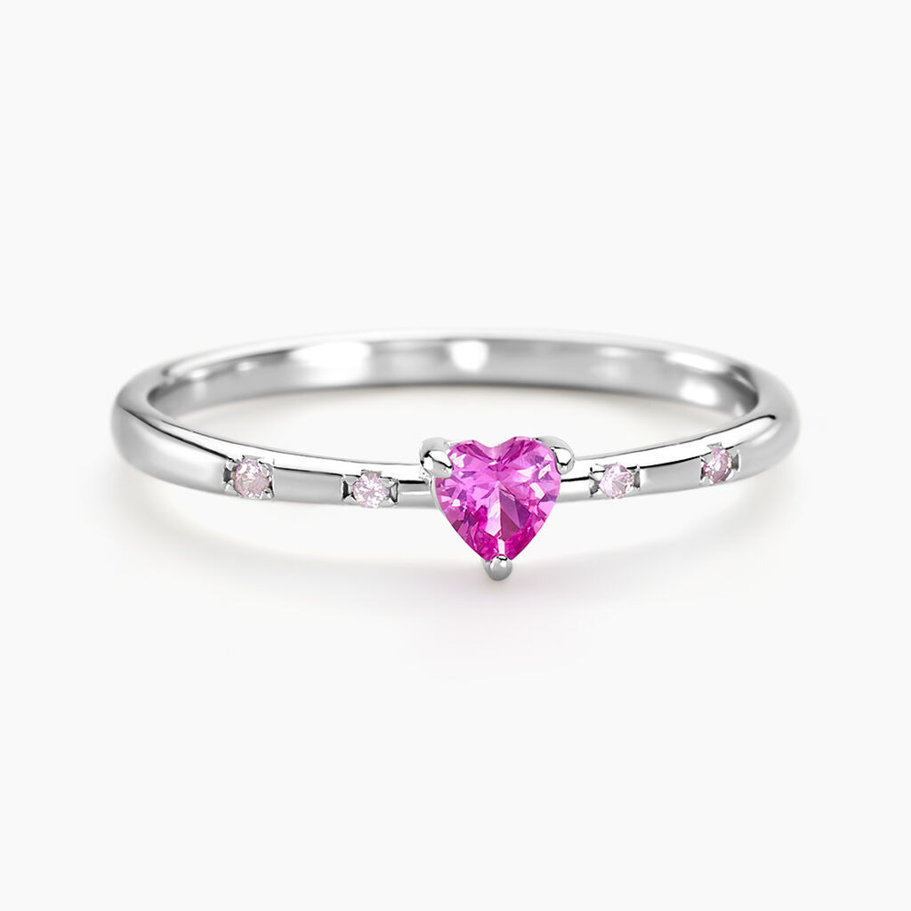 Bague Gemmie Argent Blanc Oxyde De Zirconium - Bagues solitaires Femme | Histoire d&rsquo;Or