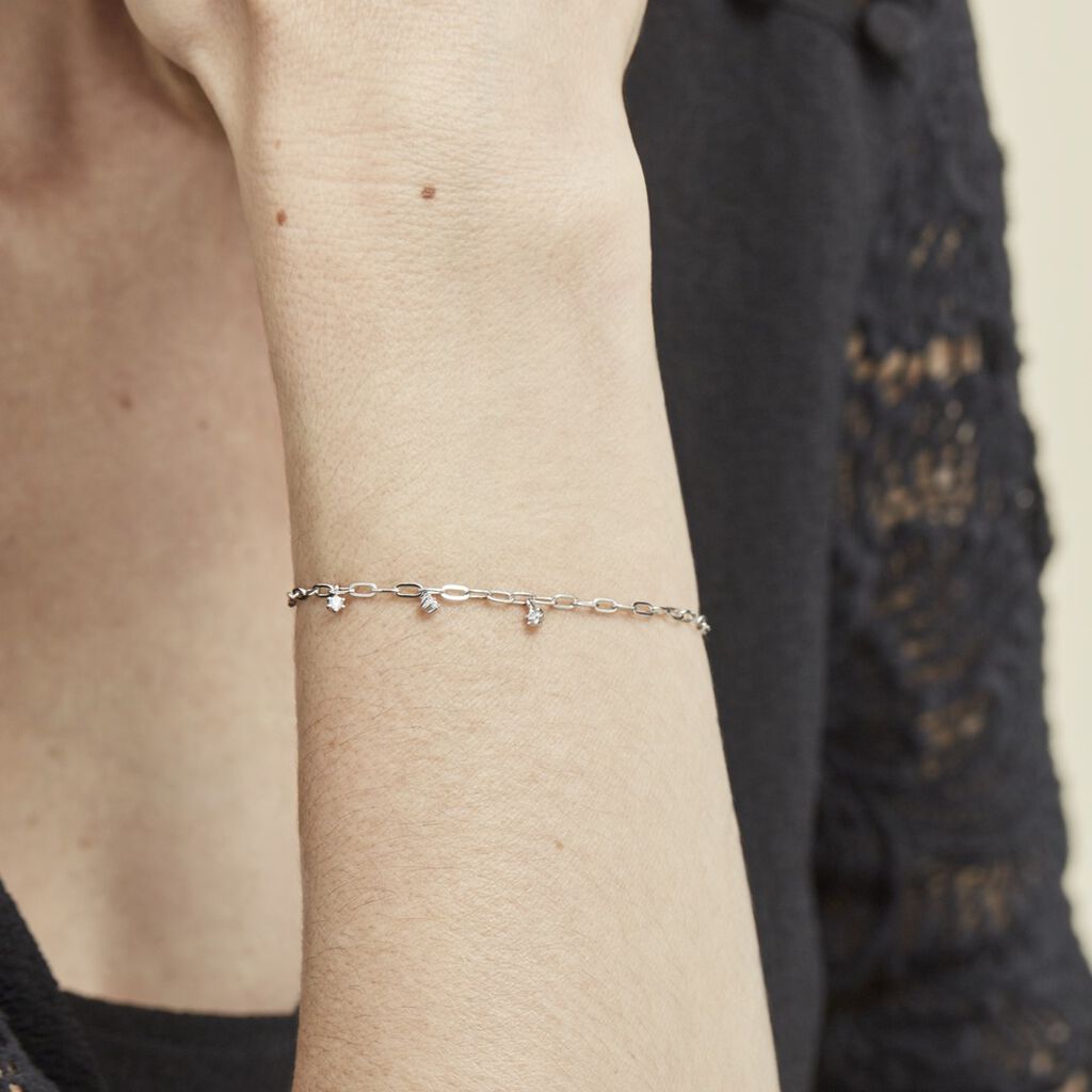 Bracelet Sebastia Argent Oxyde De Zirconium - Bracelets fantaisie Femme | Histoire d’Or