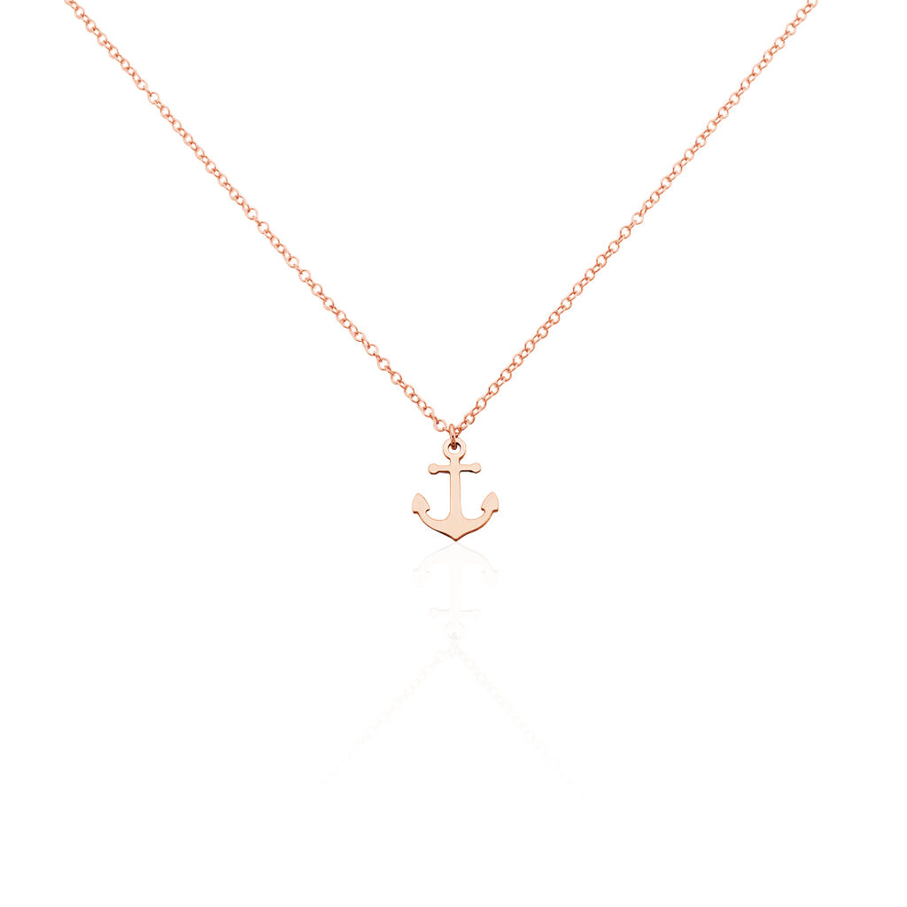 Collier Sacha Argent Rose - Bijoux Ancre Femme | Histoire d’Or