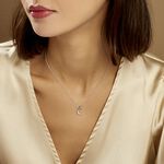 Collier Theoline Argent Blanc Oxyde De Zirconium - Colliers fantaisie Femme | Histoire d&rsquo;Or