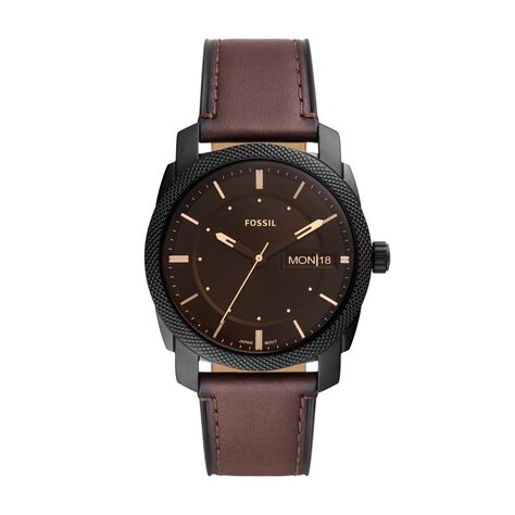 Montre Fossil Machine Marron - Montres Homme | Histoire d’Or