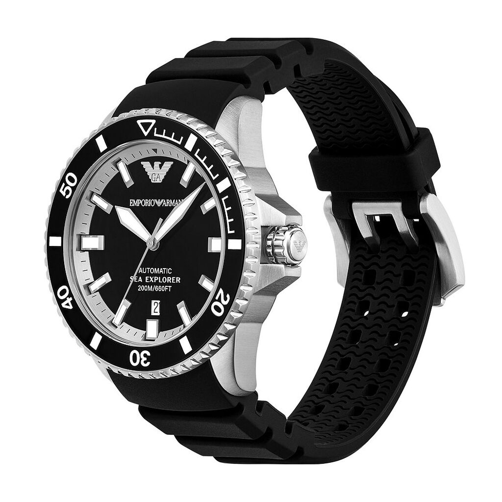 Montre Emporio Armani Noir - Id&eacute;es cadeaux Homme | Histoire d&rsquo;Or