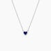 Collier Lovia Argent Blanc Lapis Lazuli Oxyde De Zirconium - Colliers fantaisie Femme | Histoire d&rsquo;Or
