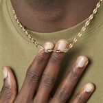 Collier William Plaqu&eacute; Or Jaune - Chaines Homme | Histoire d&rsquo;Or