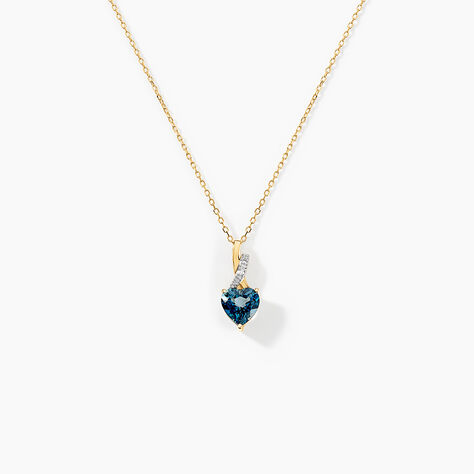 Collier Or Jaune Clothilde Topaze - Colliers Femme | Histoire d’Or