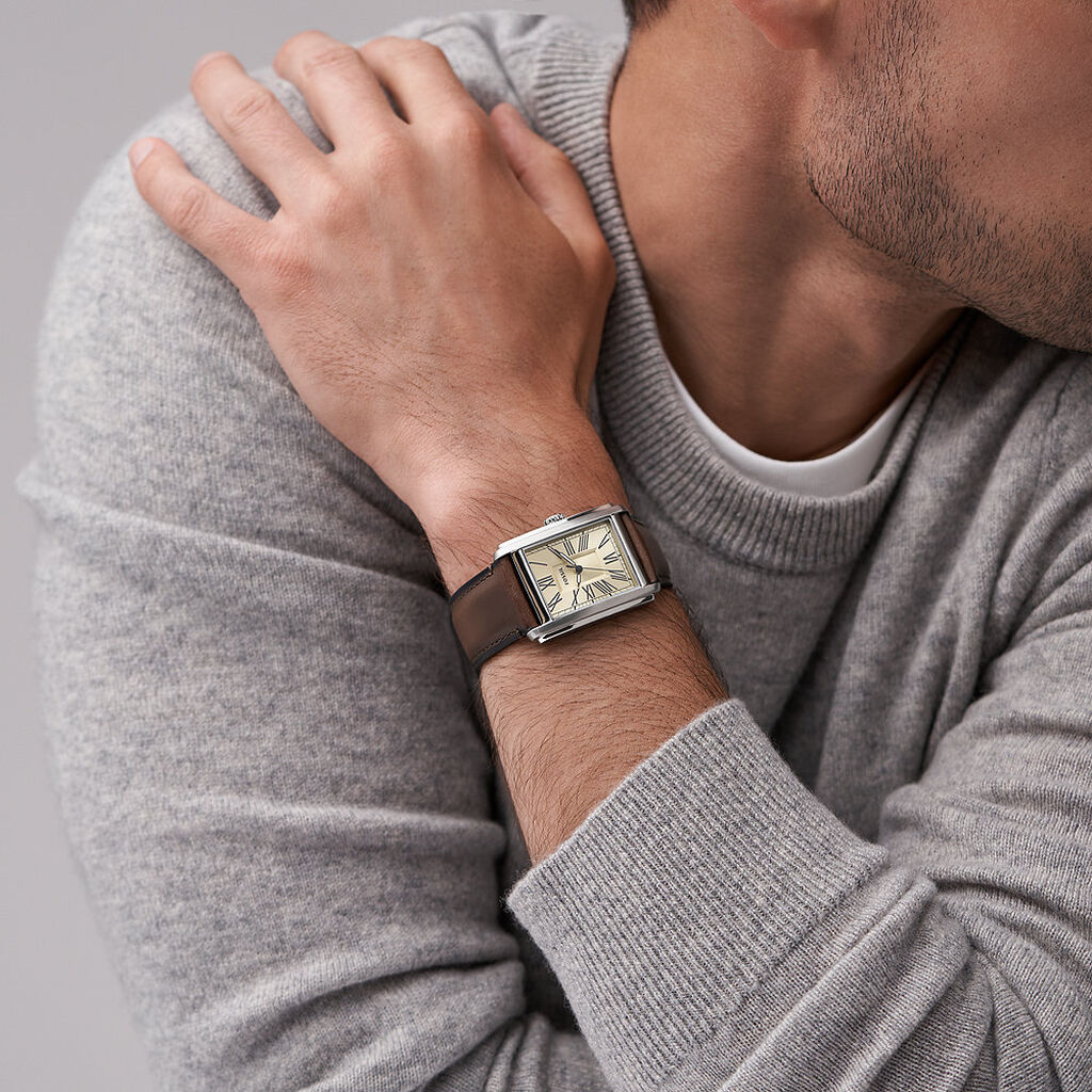 Montre Fossil Carraway Crème - Montres Homme | Histoire d’Or
