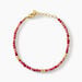 Bracelet Cyclades Argent Jaune Rhodonite - Bracelets Femme | Histoire d’Or