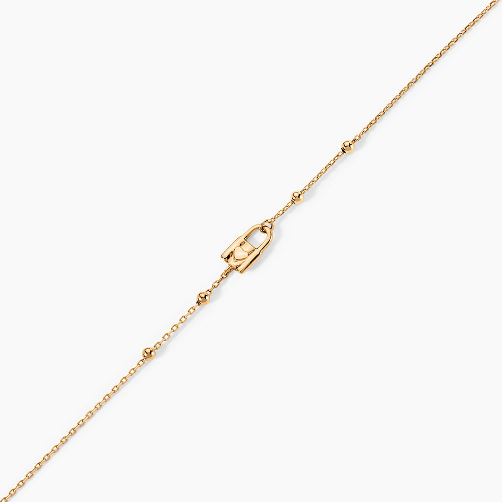 Bracelet Forever Plaqu&eacute; Or Jaune - Bracelets Femme | Histoire d&rsquo;Or