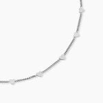Collier Eva Acier Blanc - Colliers fantaisie Femme | Histoire d&rsquo;Or