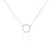 Collier Stip Or Blanc Oxyde De Zirconium - Colliers Femme | Histoire d’Or