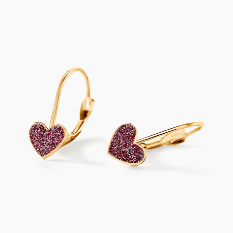 Boucles D'oreilles Cerine Or Jaune - Boucles d'oreilles pendantes Enfant | Histoire d&rsquo;Or