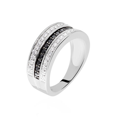 Bague Kelyan Argent Blanc Oxyde De Zirconium - Bagues avec pierre Femme | Histoire d’Or