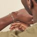 Bracelet Anilo Noircie Argent Blanc - Bracelets chaîne Homme | Histoire d’Or