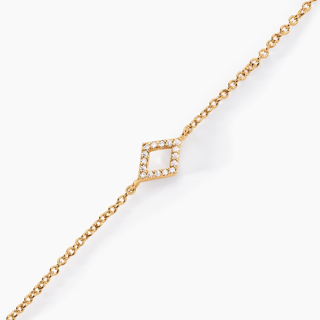 Bracelet Brody Plaqué Or Jaune Oxydes De Zirconium - Bracelets Femme | Histoire d’Or