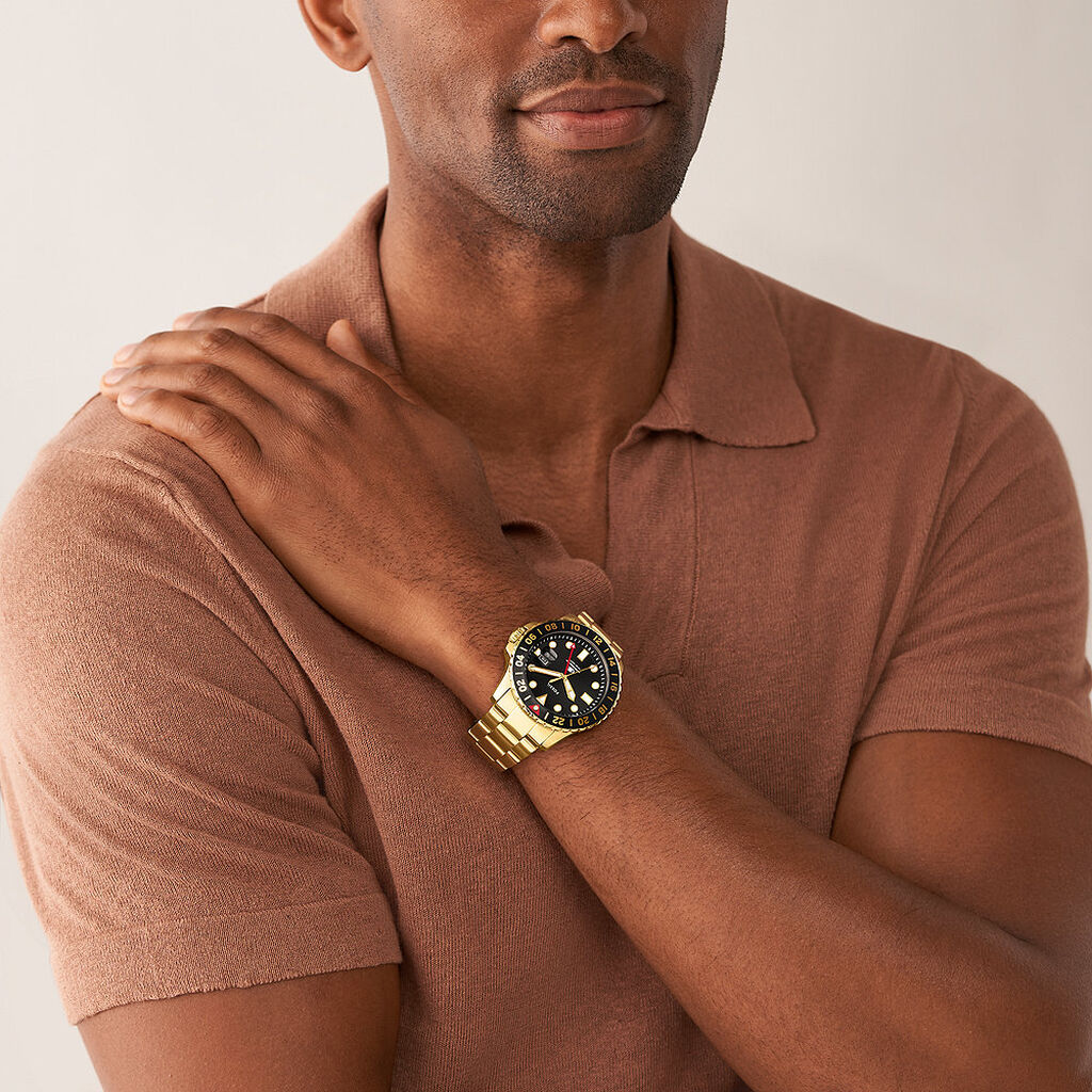 Montre Fossil Blue Noir - Montres Homme | Histoire d’Or