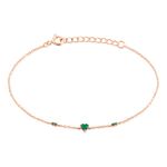 Bracelet D&eacute;claration Argent Rose Oxyde De Zirconium - Bracelets Femme | Histoire d&rsquo;Or