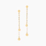 Boucles D'Oreilles Pendantes Jera Or Jaune - Boucles d'oreilles pendantes Femme | Histoire d&rsquo;Or