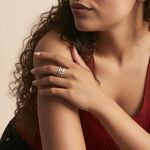 Bague Kirsten Argent Blanc Oxyde De Zirconium - Bagues avec pierre Femme | Histoire d&rsquo;Or