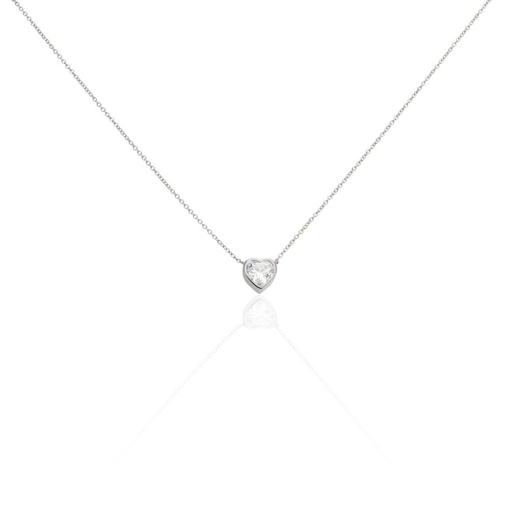 Collier Argent Dahud Oxyde De Zirconium - Colliers fantaisie Femme | Histoire d’Or