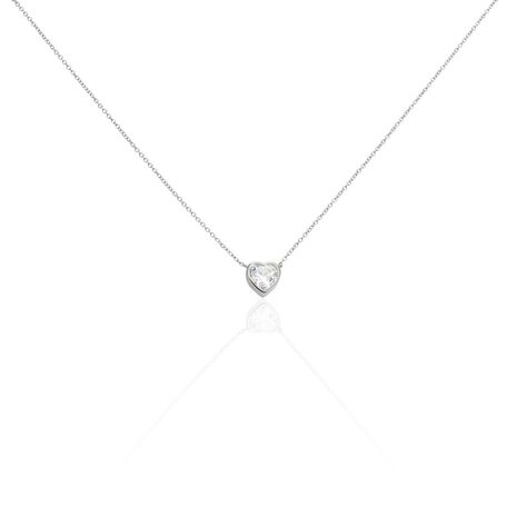 Collier Argent Dahud Oxyde De Zirconium - Colliers fantaisie Femme | Histoire d’Or