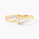 Bague Aksinya Or Jaune Diamant - Bagues solitaires Femme | Histoire d&rsquo;Or