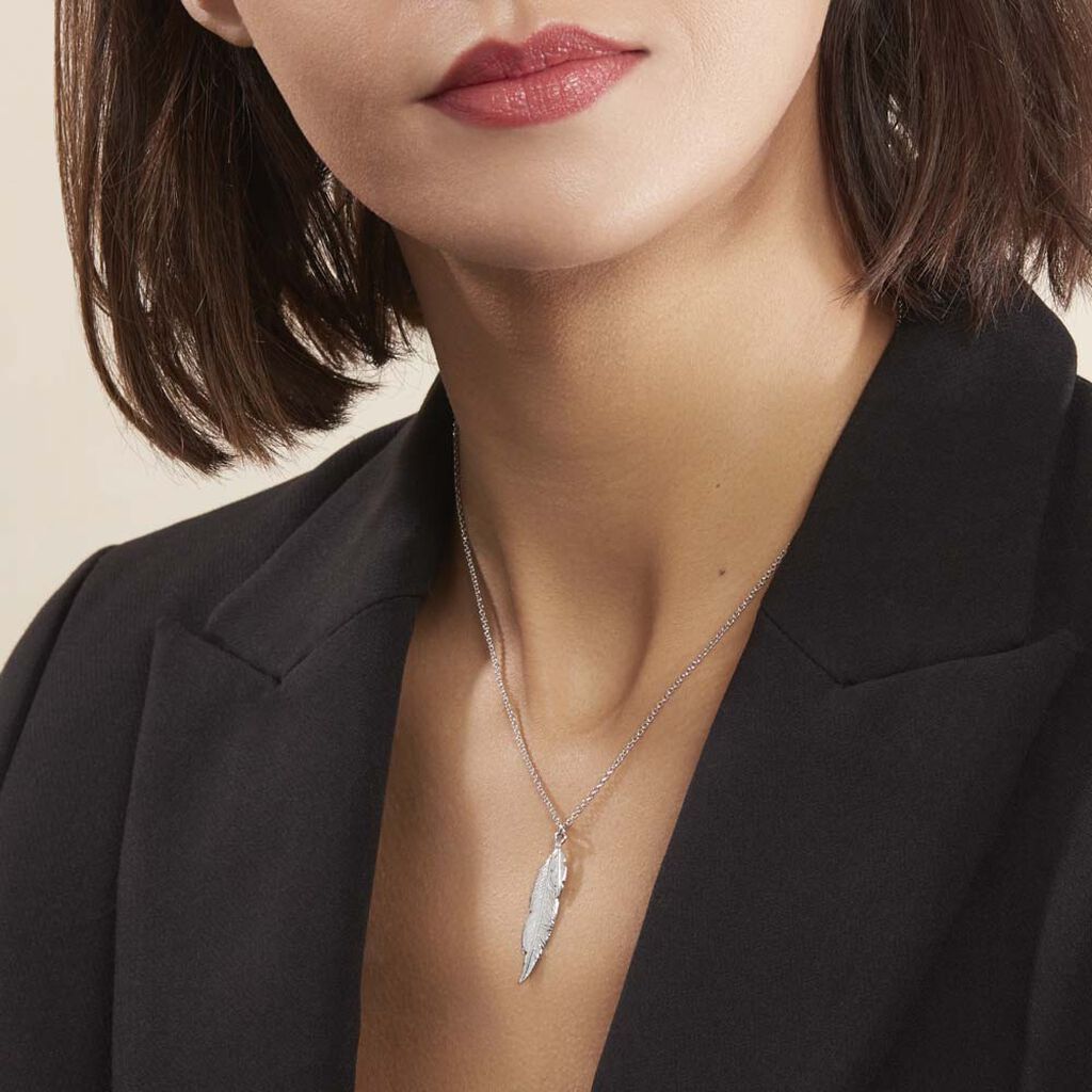 Collier Violka Argent Blanc - Colliers fantaisie Femme | Histoire d’Or