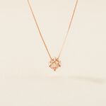 Collier Solitaire Argent Rose Rio Santa Teresa Oxyde De Zirconium - Colliers fantaisie Femme | Histoire d&rsquo;Or
