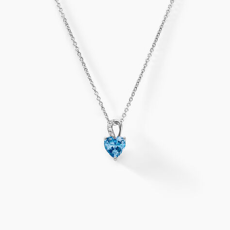 Collier Atieno Argent Blanc Oxyde De Zirconium - Colliers fantaisie Femme | Histoire d&rsquo;Or