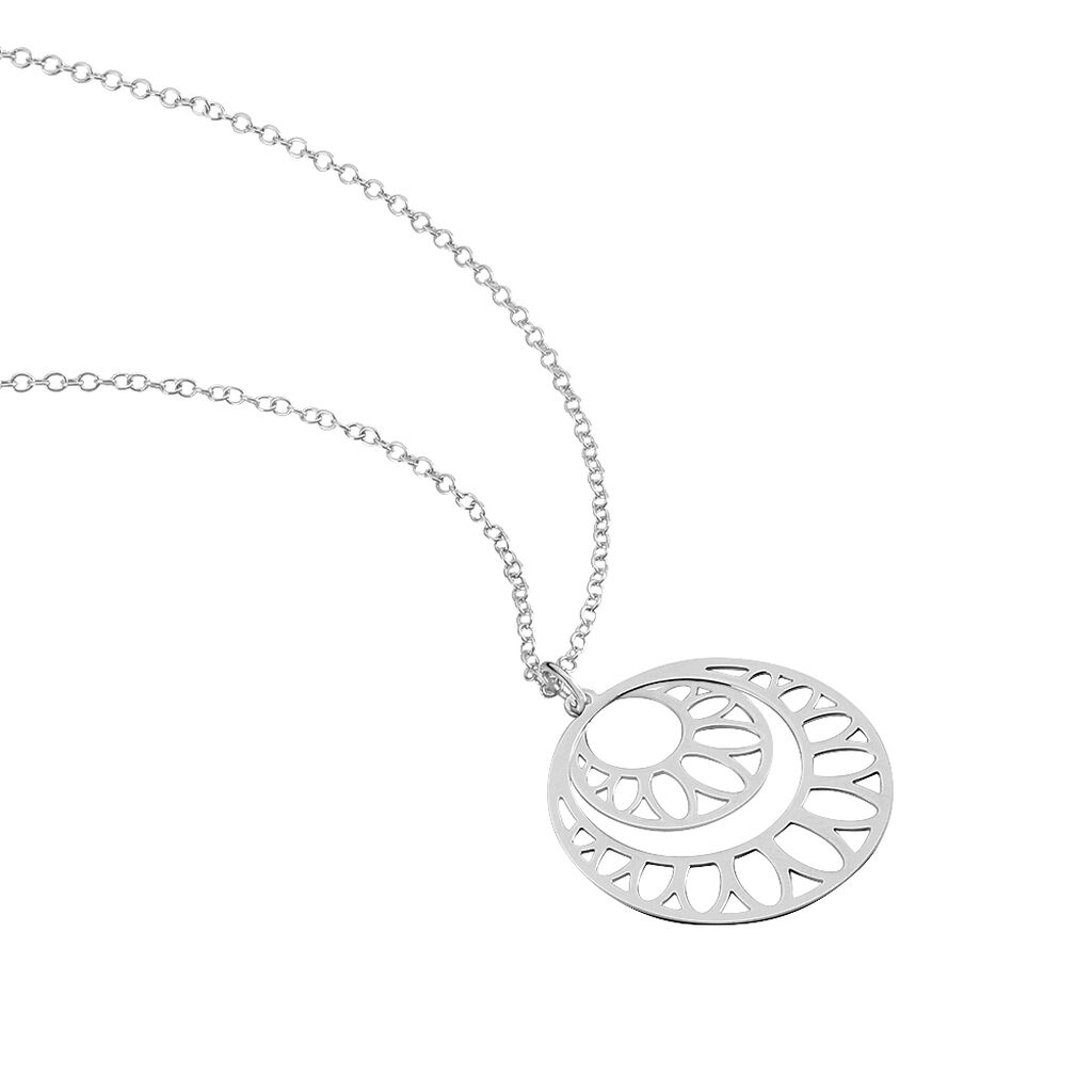 Collier Slorane Argent Blanc - Colliers fantaisie Femme | Histoire d’Or