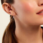 Cr&eacute;oles Ninette Argent Blanc Oxyde De Zirconium - Boucles d'oreilles cr&eacute;oles Femme | Histoire d&rsquo;Or