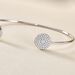 Bracelet Jonc Domitylle Argent Blanc Oxyde De Zirconium - Bracelets joncs Femme | Histoire d’Or