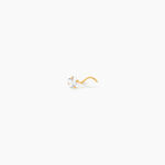 Piercing Fethi Serti Griffe 05 Or Jaune Oxyde - Piercing Nez Femme | Histoire d&rsquo;Or