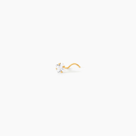 Piercing Fethi Serti Griffe 05 Or Jaune Oxyde - Piercing Nez Femme | Histoire d&rsquo;Or