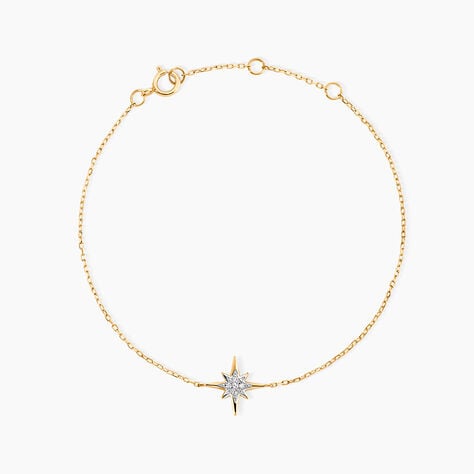 Bracelet Aveline Or Jaune Diamant - Bracelets Femme | Histoire d&rsquo;Or