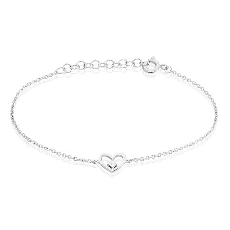 Bracelet Argent Sabino Oxydes De Zirconium - Bracelets Coeur Femme | Histoire d’Or