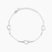 Bracelet Triple Argent Blanc Oxyde De Zirconium - Bracelets Femme | Histoire d&rsquo;Or