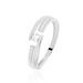 Bague Solitaire Elisa Or Blanc Diamant - Bagues solitaires Femme | Histoire d’Or