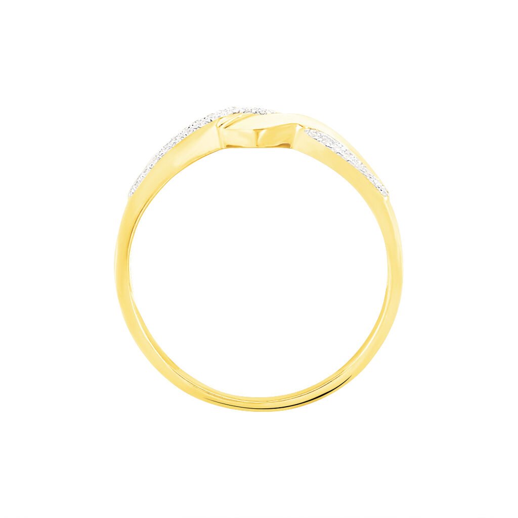 Bague Morgana Or Jaune Diamant - Bijoux Femme | Histoire d&rsquo;Or