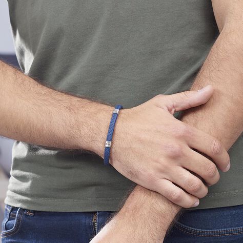 Bracelet Jourdan Selimata Acier Bicolore - Bracelets Homme | Histoire d’Or