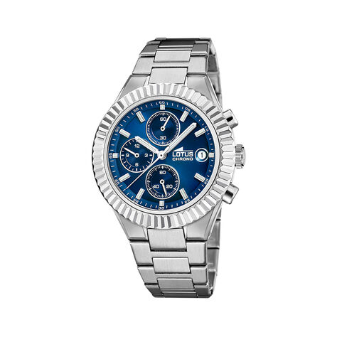 Montre Lotus Freedom Chrono Bleu - Montres chronographes Homme | Histoire d&rsquo;Or