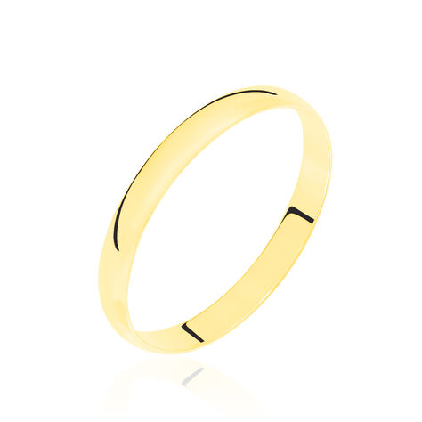 Alliance Meredithe Demi Jonc Classique Or Jaune - Alliances Famille | Histoire d’Or