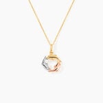 Pendentif Helmut Trio Dauphins Or Tricolore - Pendentifs Famille | Histoire d&rsquo;Or