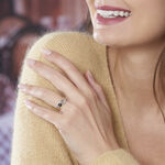 Bague Suzana Or Bicolore Topaze - Bagues solitaires Femme | Histoire d&rsquo;Or