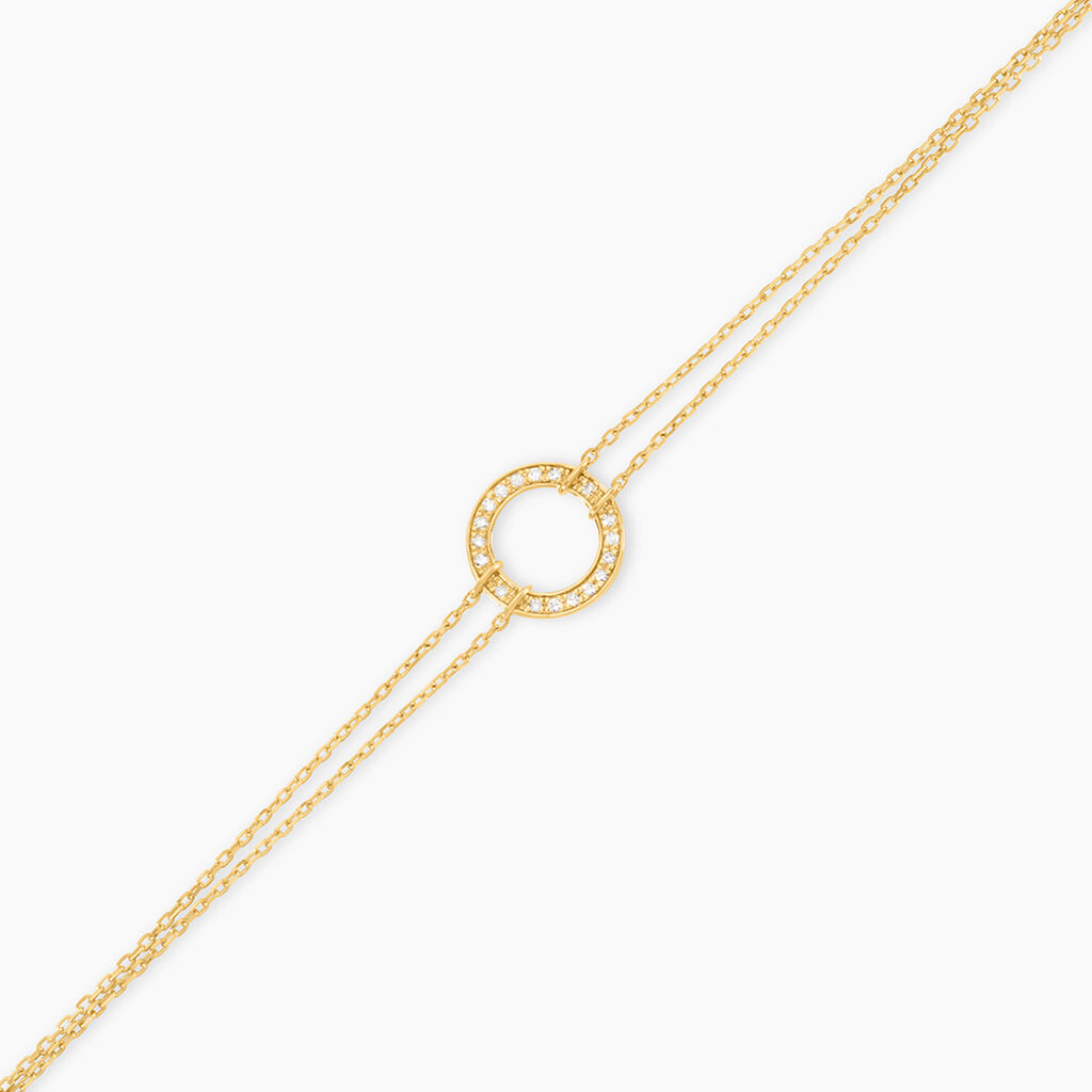 Bracelet Aislin Or Jaune Diamant - Bracelets Femme | Histoire d&rsquo;Or