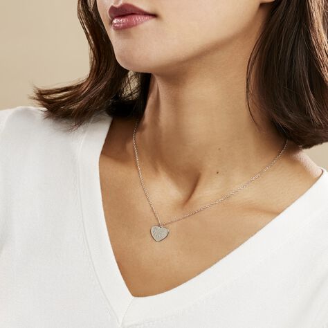 Collier Patie Argent Blanc  - Colliers fantaisie Femme | Histoire d’Or