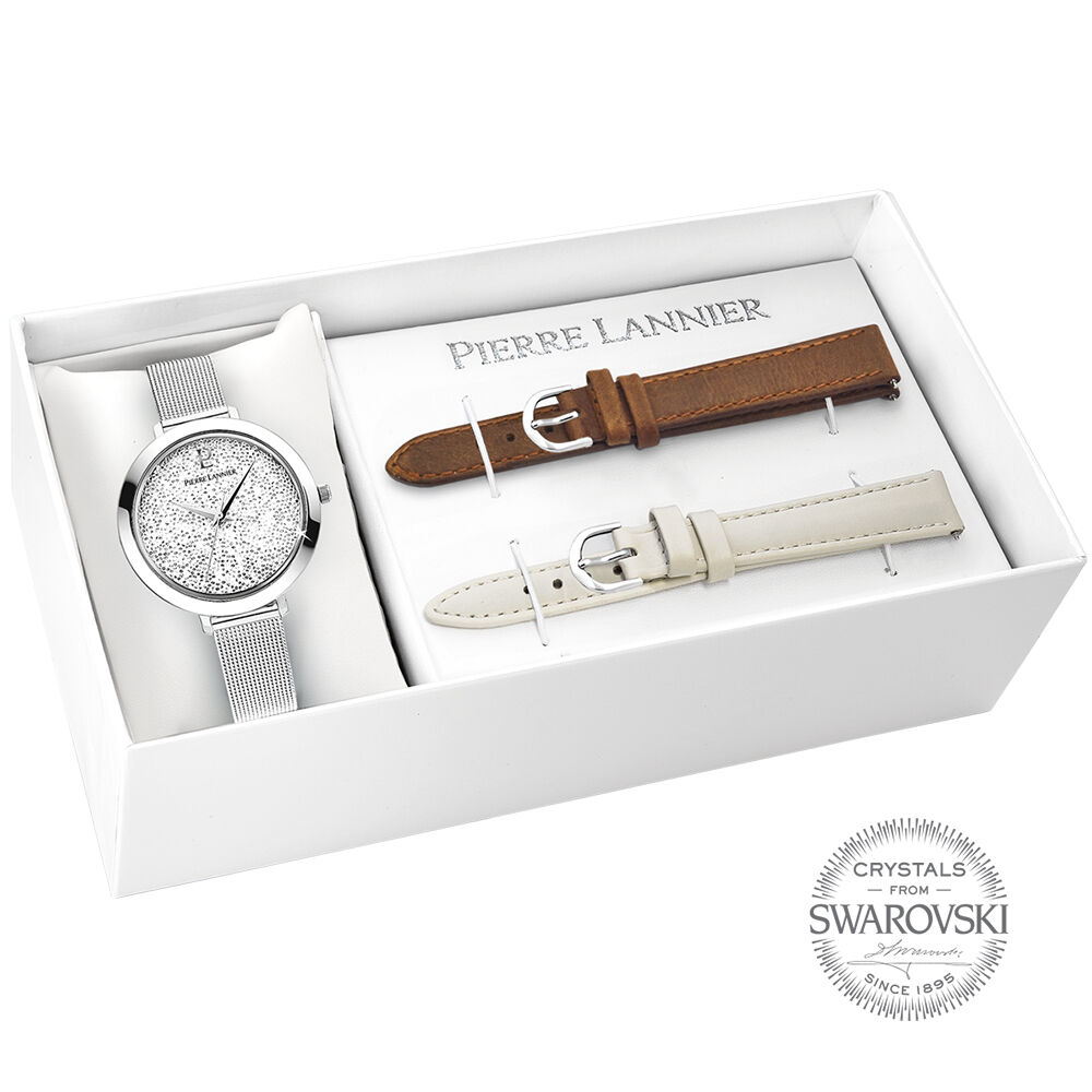 Montres tendances Acier Boucle Ardillon Milanais Blanc Ronde - HIMFBQW0IG0  • Histoire d'Or