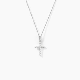 Collier Norine Argent Blanc Oxyde De Zirconium - Colliers fantaisie Femme | Histoire d’Or